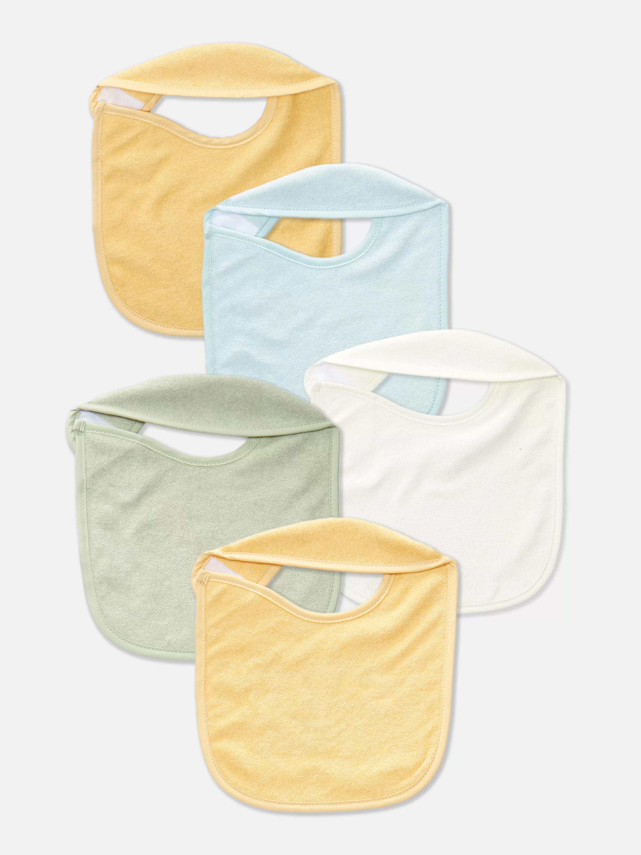 Sale 5-Pack Terry Cloth Bibs Nursing And First Foods