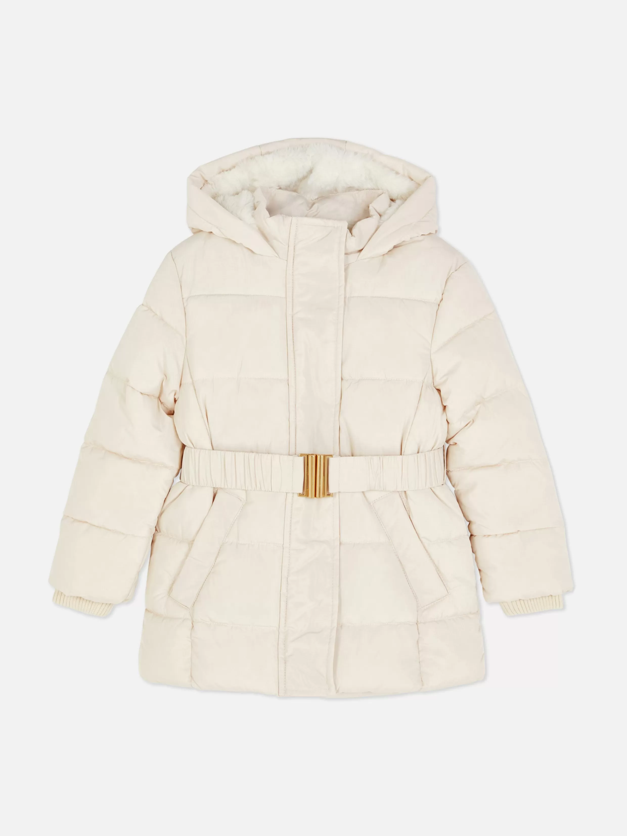 Hot Belted Puffer Jacket Kids Coats And Jackets