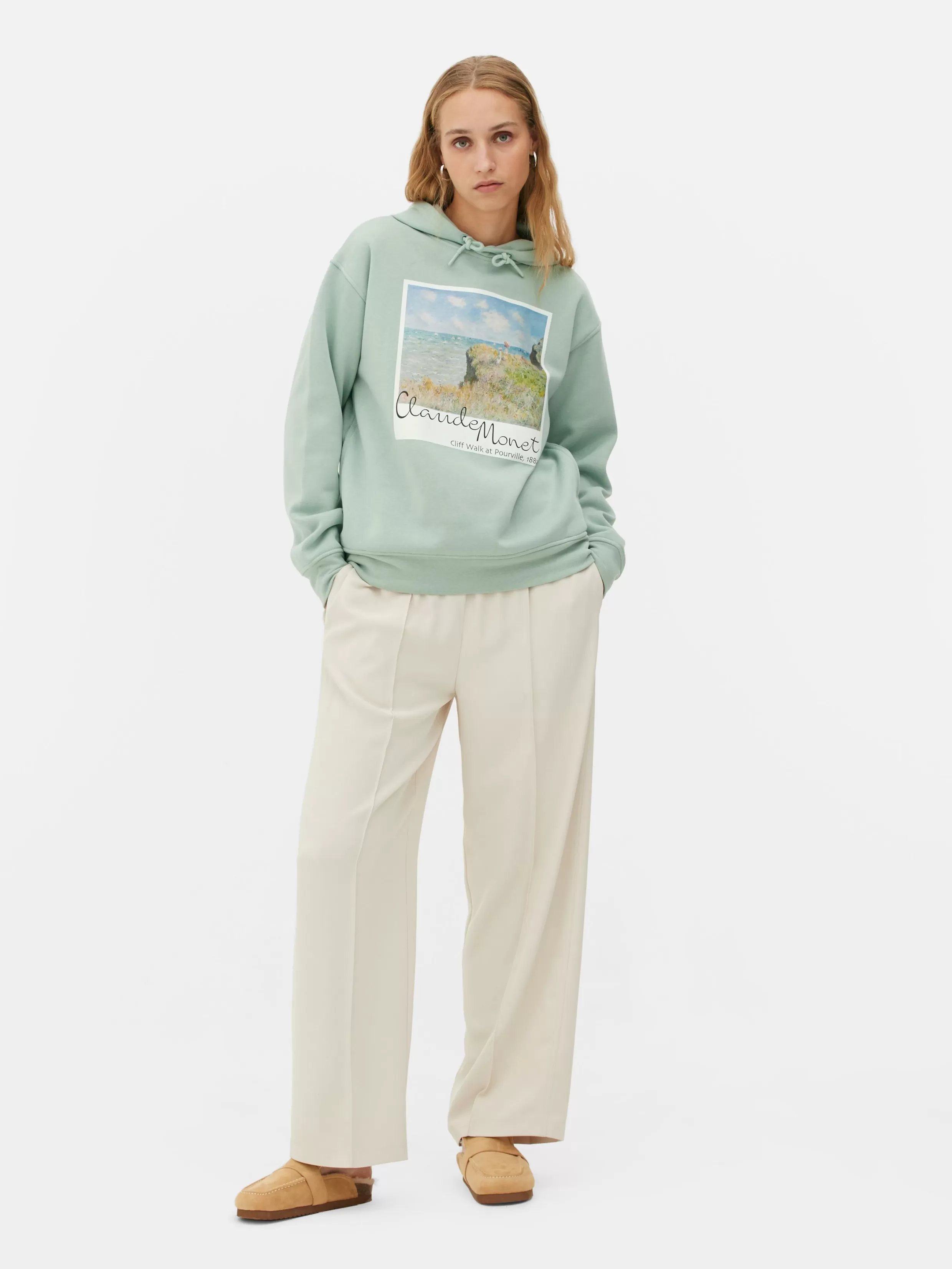 Clearance Claude Monet Polaroid Hoodie Women Graphic Tees And Sweatshirts | Hoodies And Sweatshirts