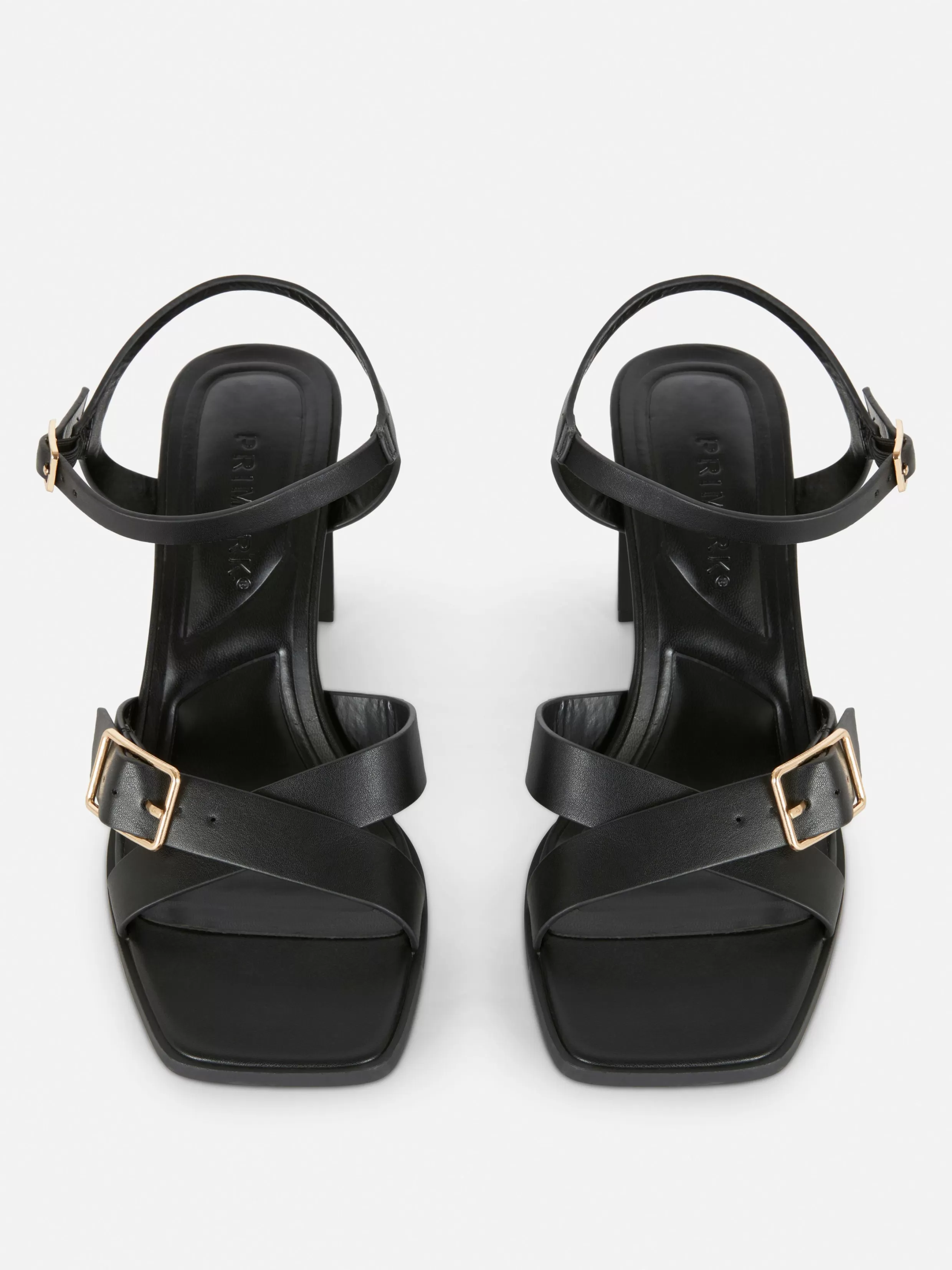 Fashion Cross Strap Heeled Sandals Women Heels