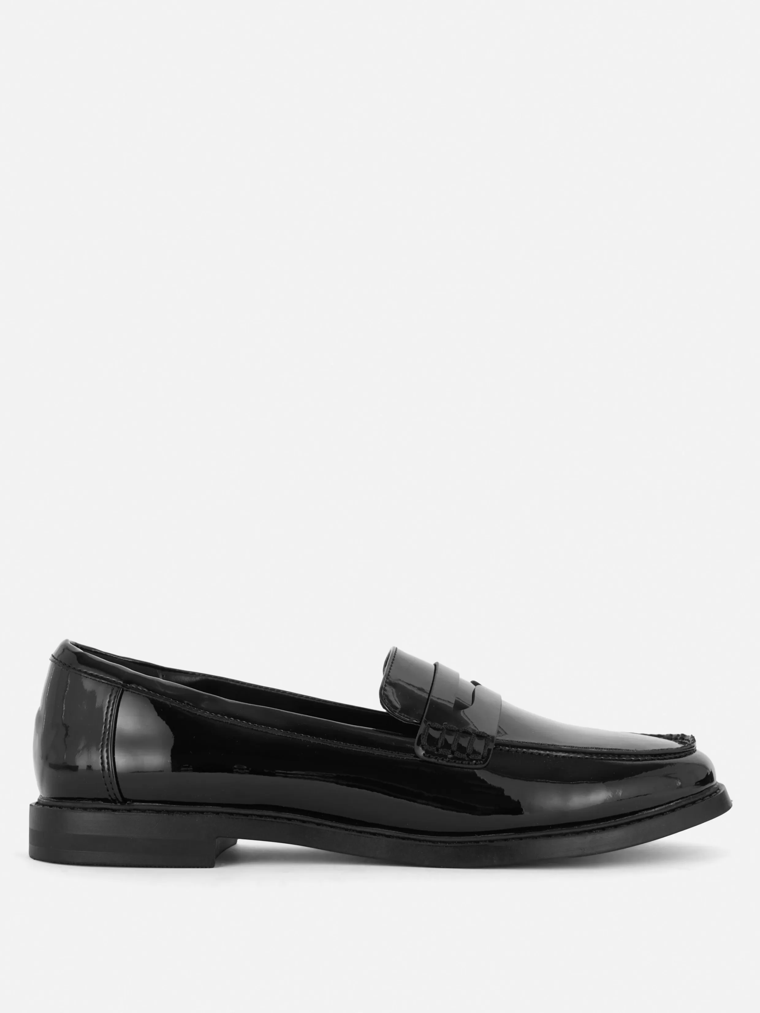 Fashion Faux Leather Penny Loafers Women Flats