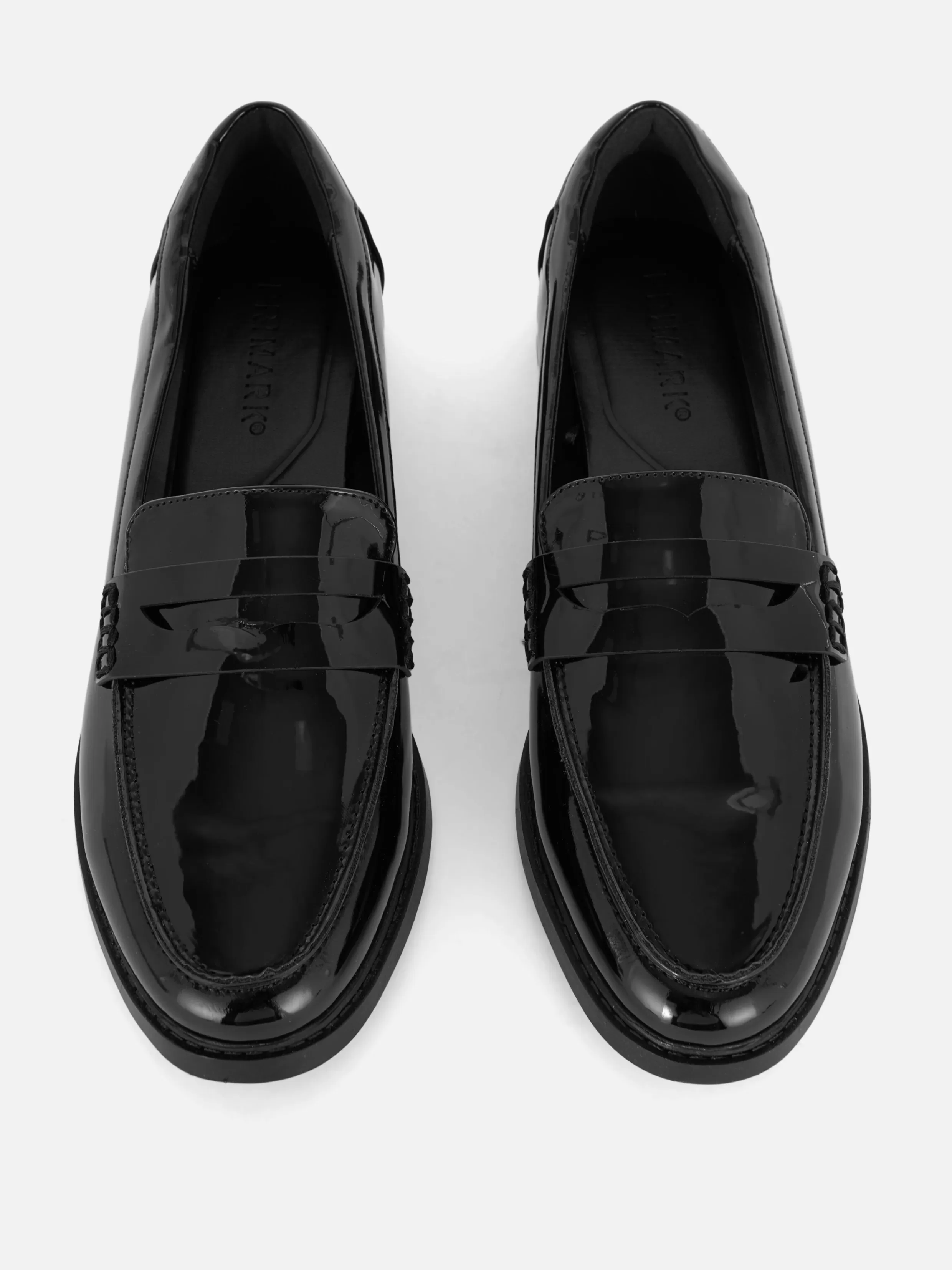 Fashion Faux Leather Penny Loafers Women Flats
