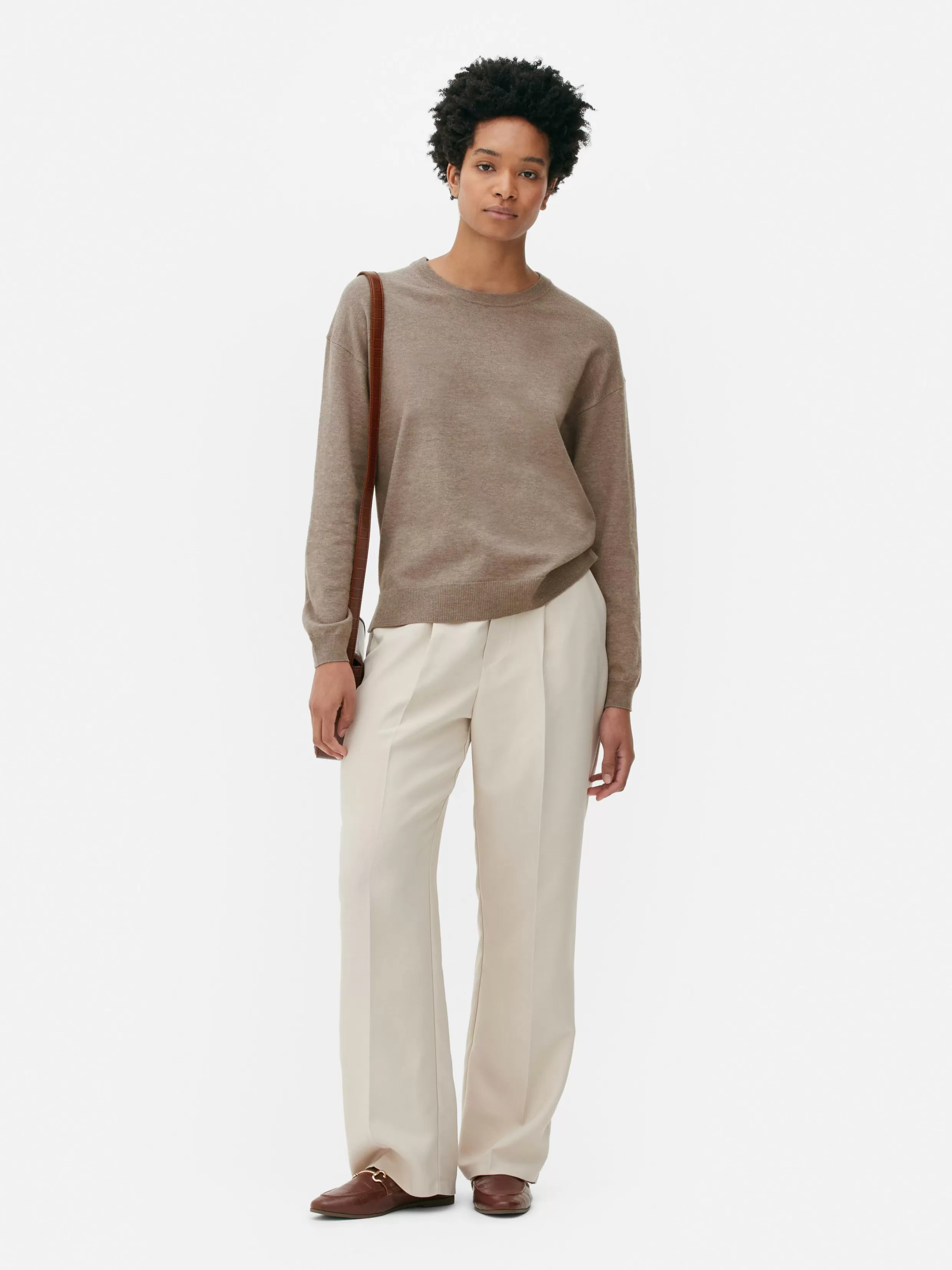 Cheap Fine Knit Crew Neck Sweater Women Sweaters And Cardigans