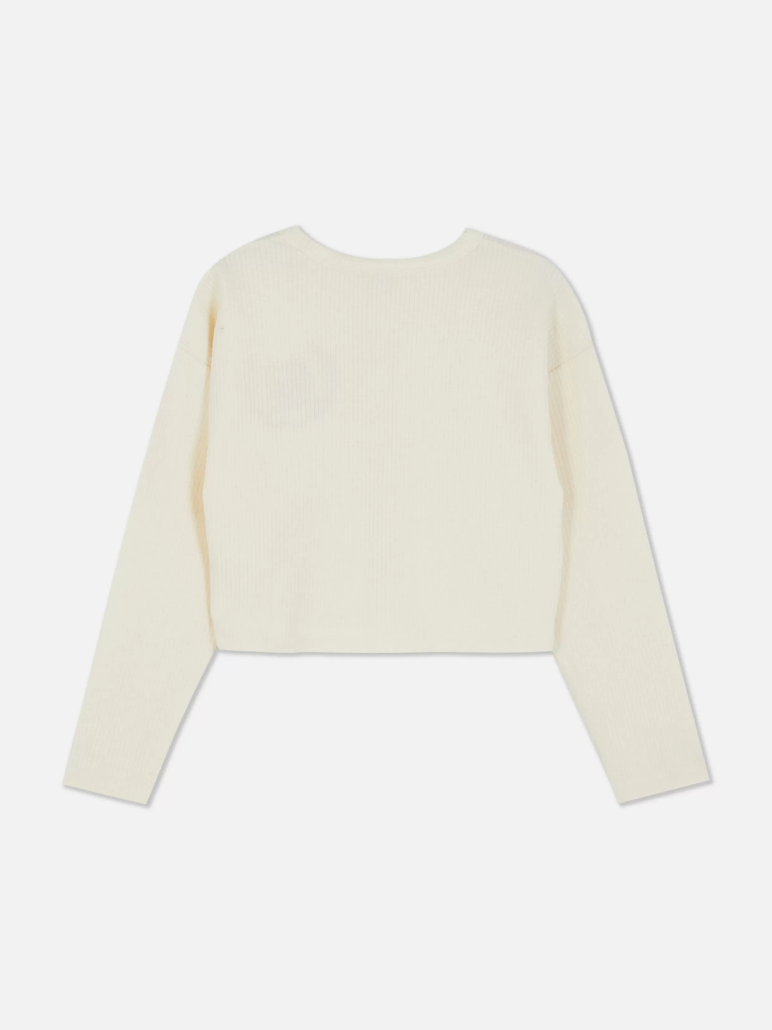 New Ribbed Long Sleeve T-Shirt Kids Tops And T-Shirts