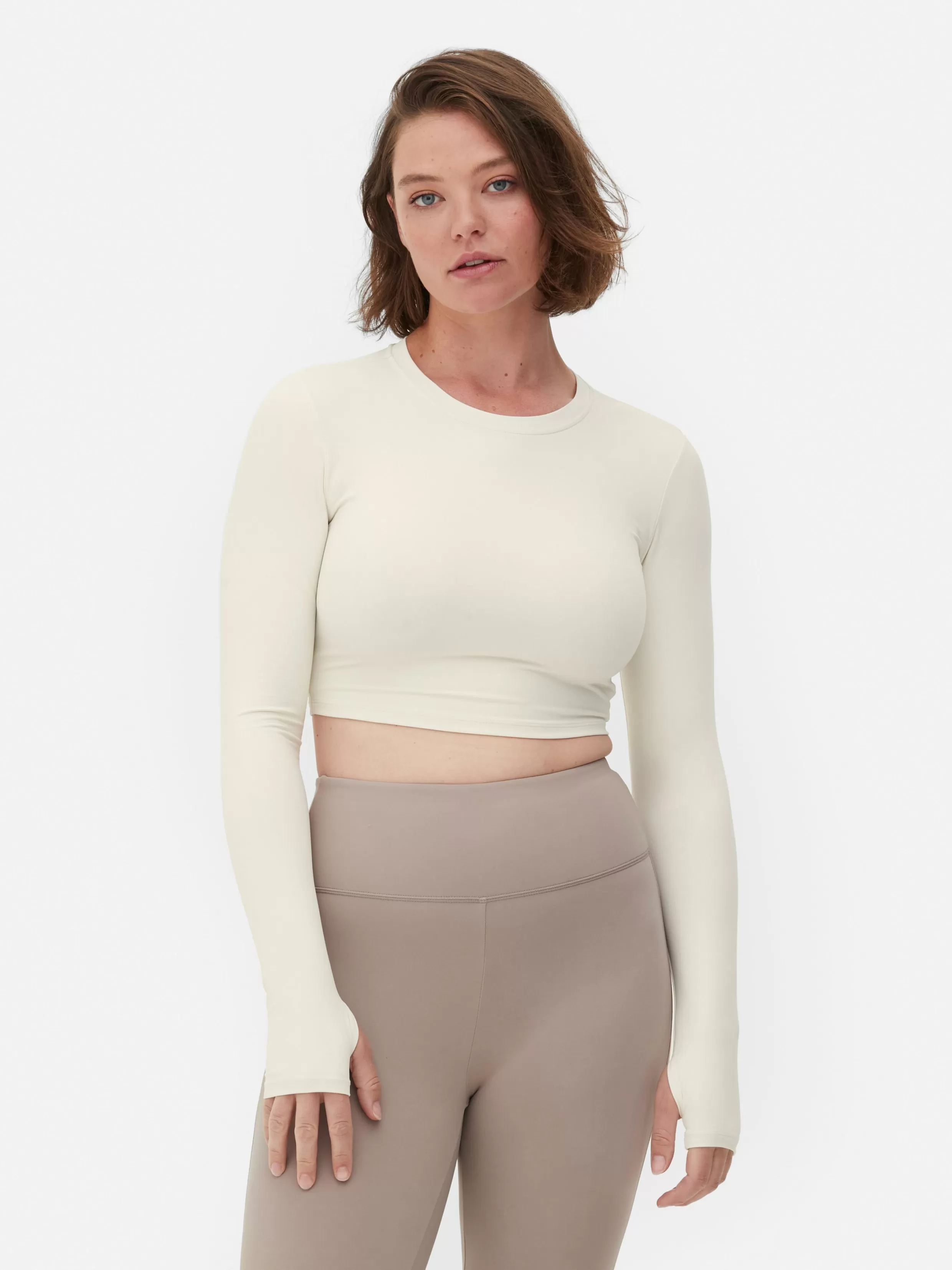 Flash Sale Rita Ora Buttery Soft Long Sleeve Sports Crop Top Women Gym Gear And Activewear