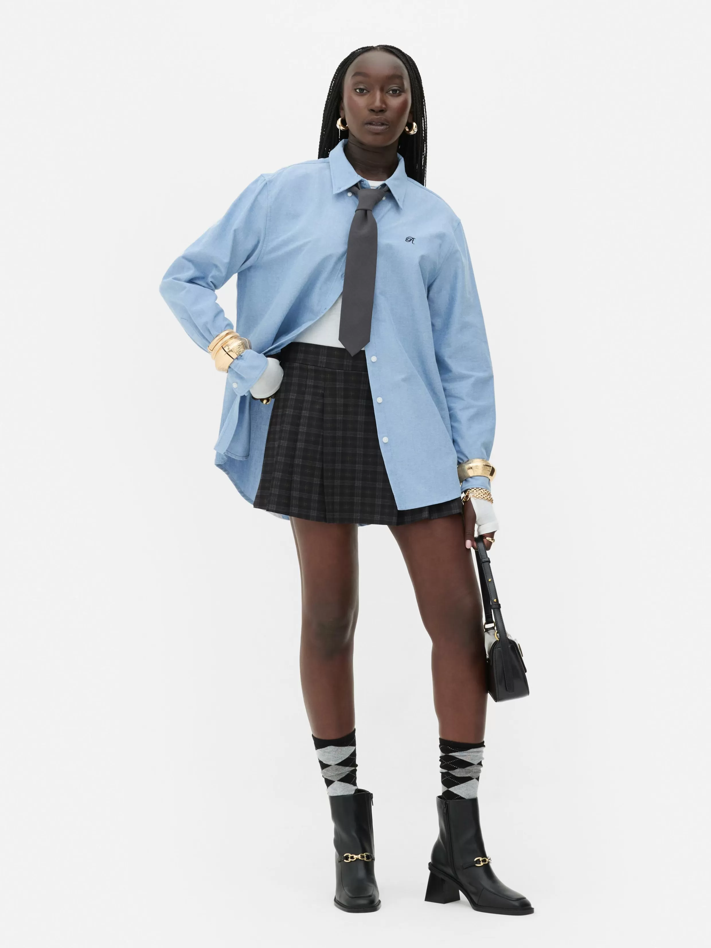 Hot Rita Ora Oxford Shirt Women Shirts And Blouses