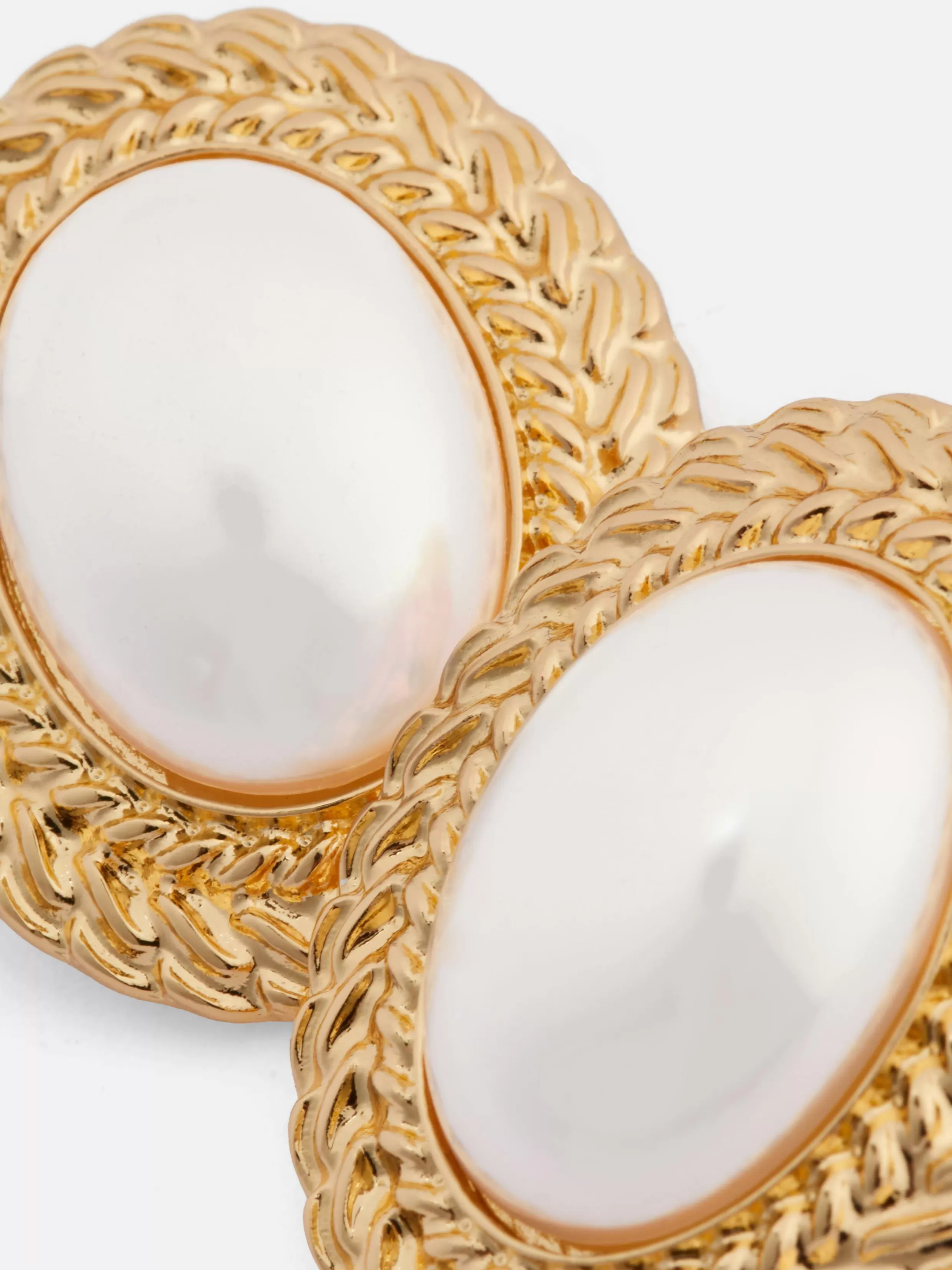 Fashion Rita Ora XL Faux Pearl Stud Earrings Women Jewelry