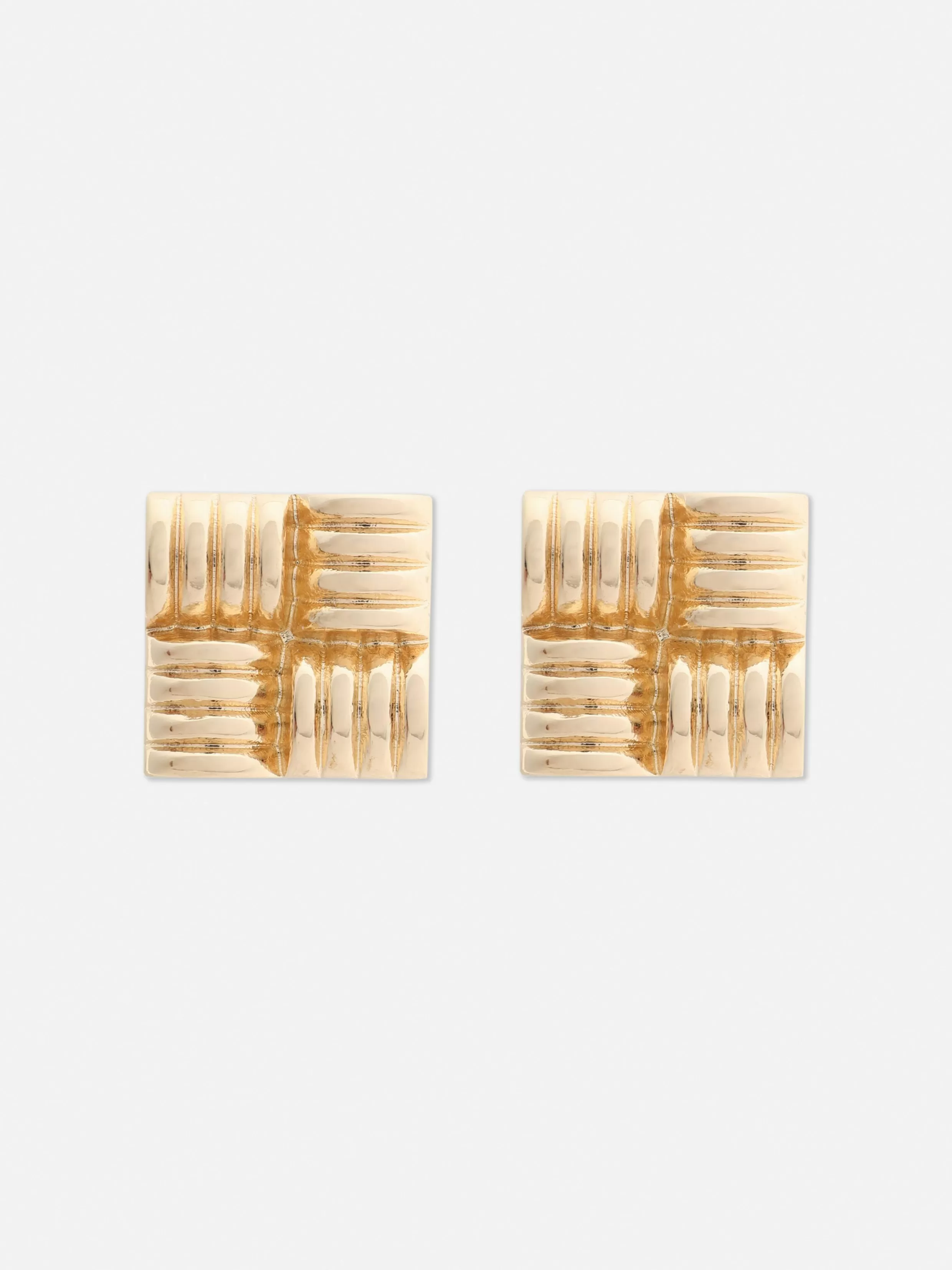 Fashion Square Pillow Stud Earrings Women Jewelry