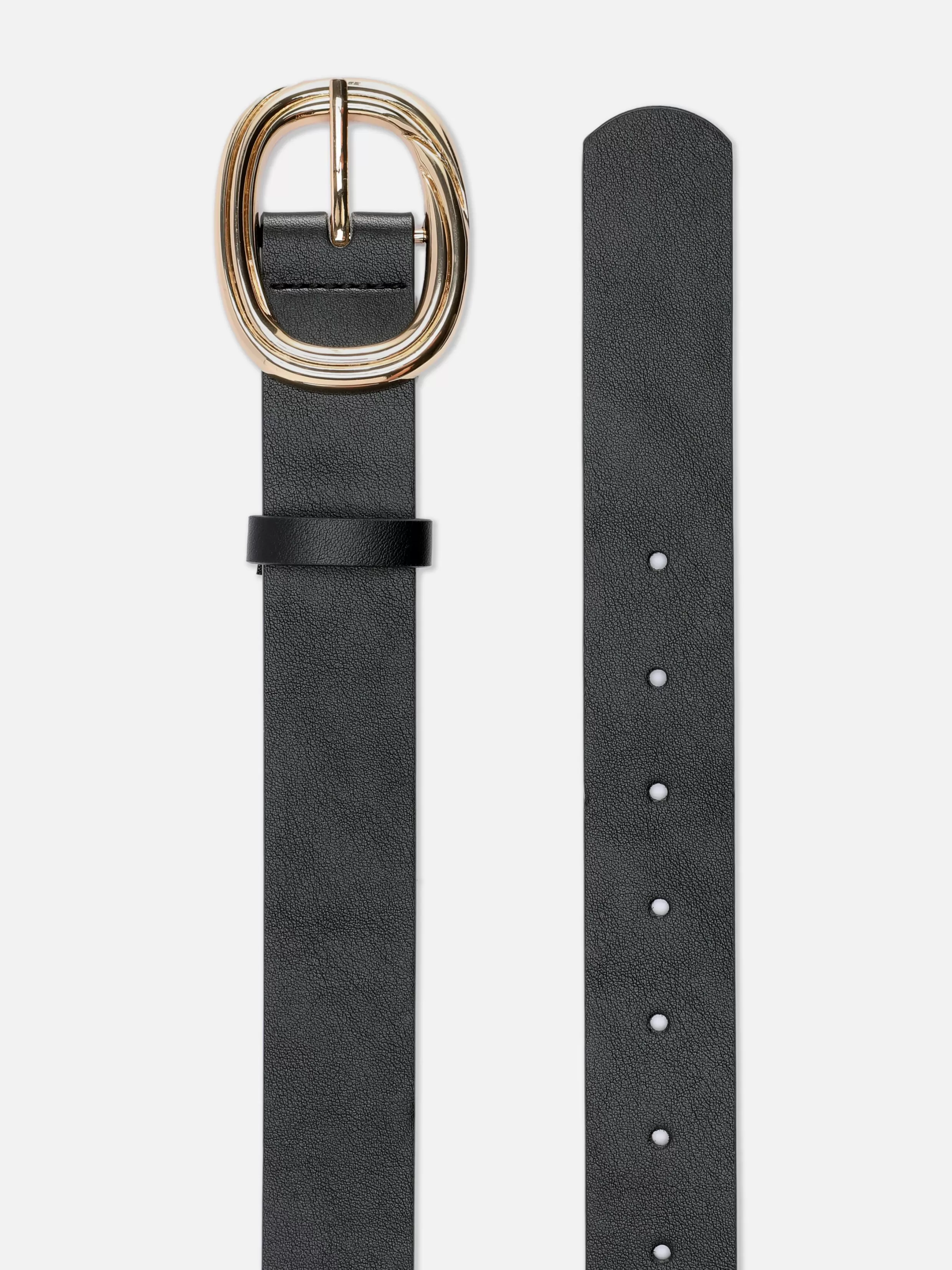 Flash Sale Textured Round Buckle Belt Women Belts
