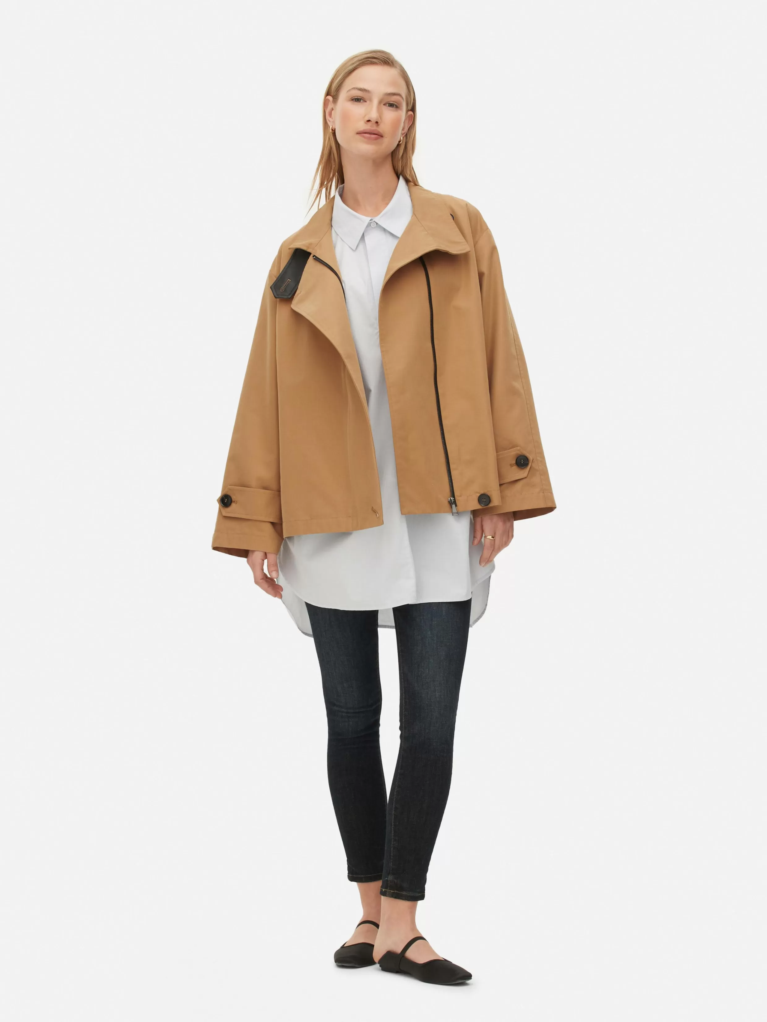 Fashion The Edit Cropped Trench Women Coats And Jackets