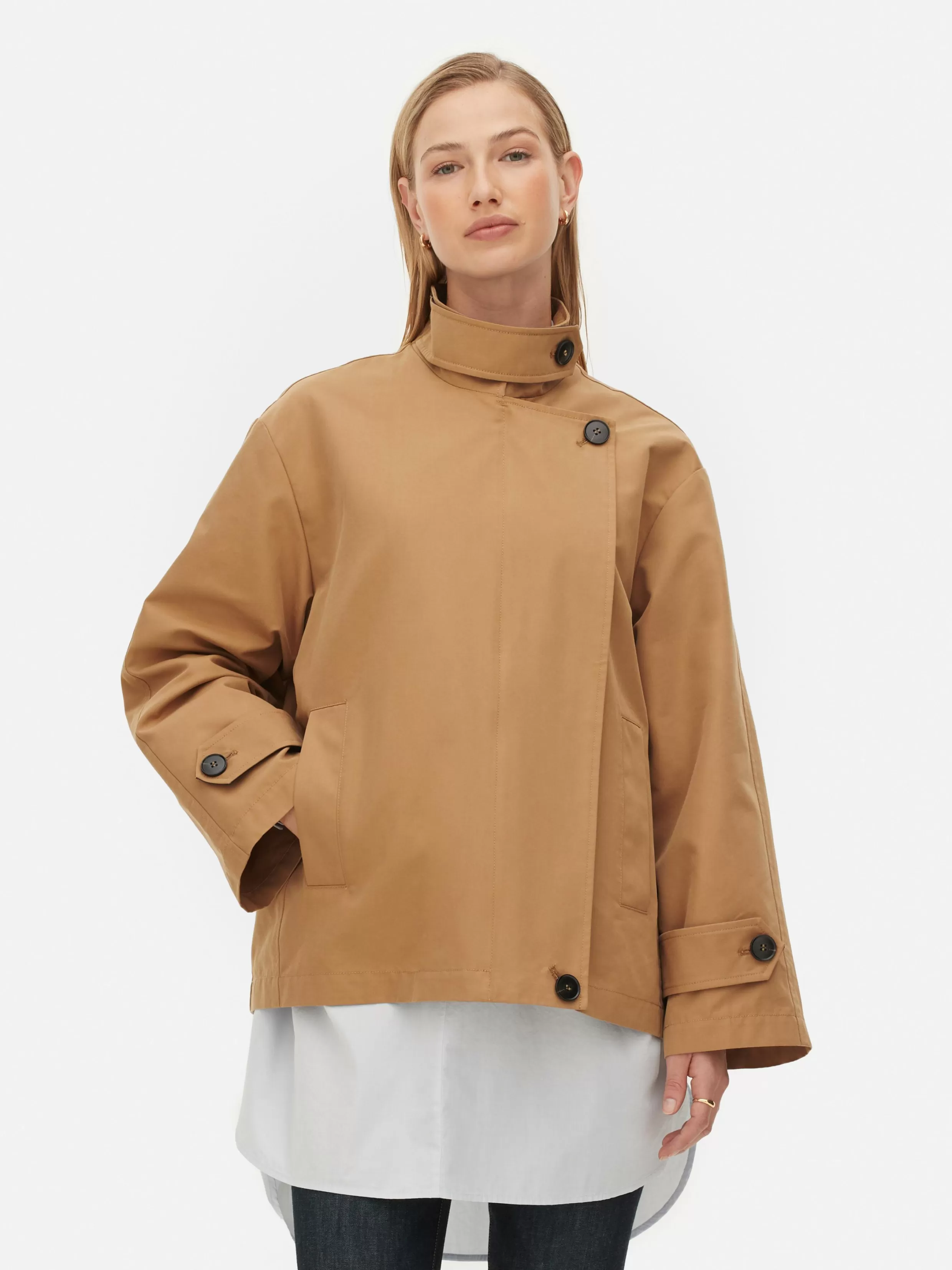 Fashion The Edit Cropped Trench Women Coats And Jackets